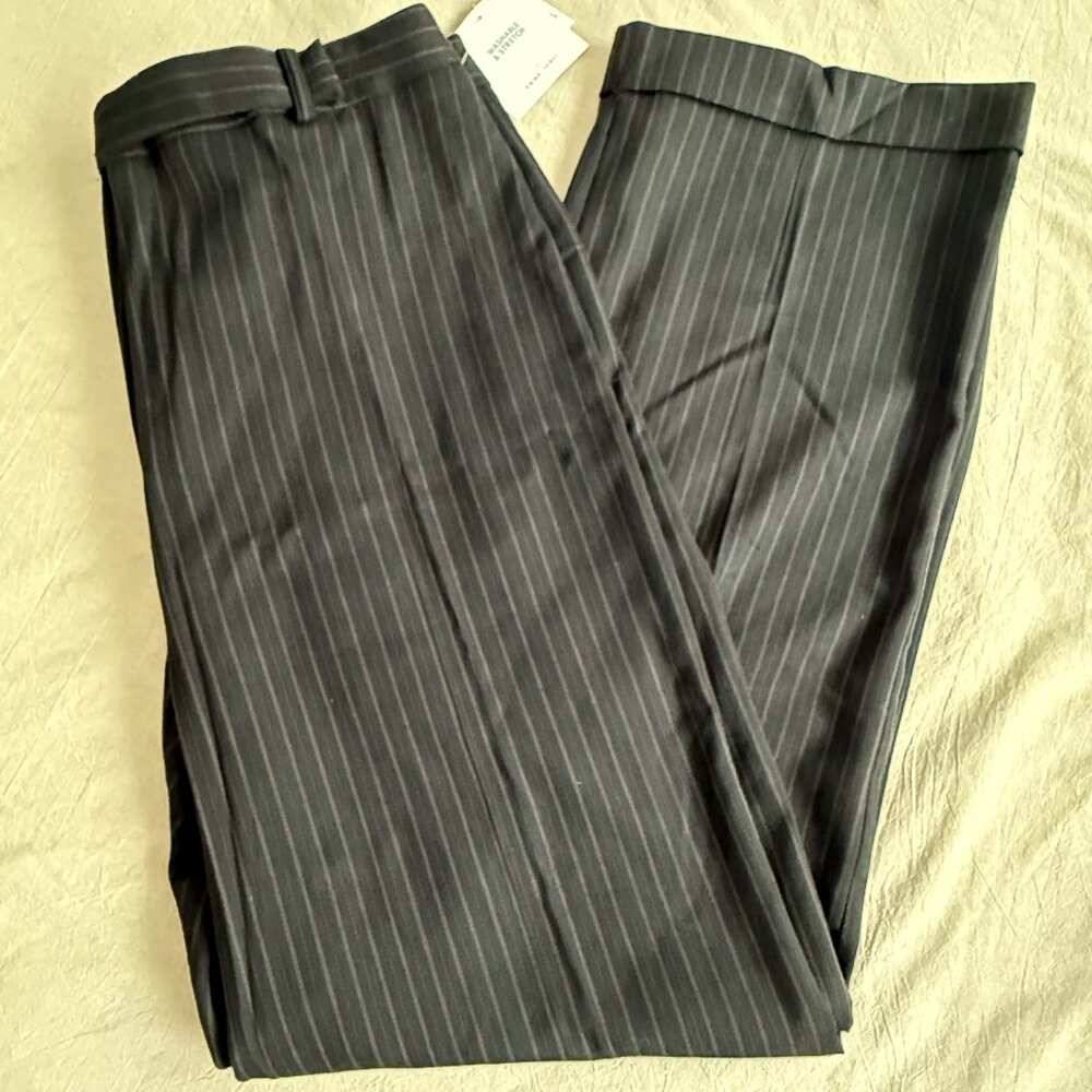 NWT Emma James Dark Career Dress‎ Pinstripe Pants Size 14